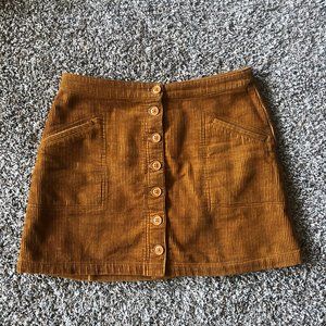 Marine Layor Corduroy Mini Skirt